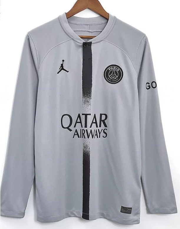 Camisa II PSG 2022 2023 Air Jordan oficial manga comprida
